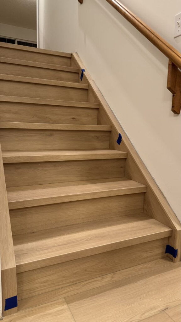 luxary vinyl stairs edmonton 1